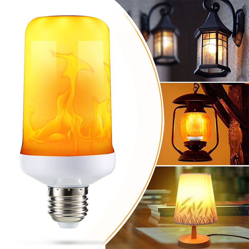 Лампа LED c Эффектом пламени  фото 1