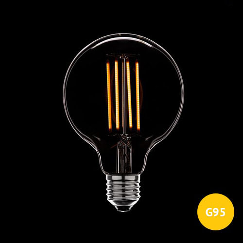Светодиодная Ретро лампа Эдисона G95  фото 1