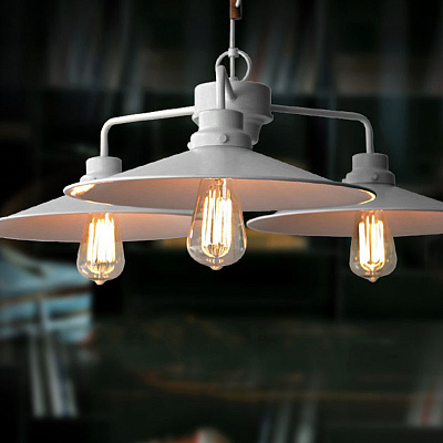 Industrial Retro Chandelier фото 6