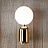 Настенный светильник Parachilna Aballs by Jaimy Hayon 15 см  Золотой фото 2
