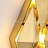 Настенное бра в виде ромба Modern Designer Gold Rhombus фото 9