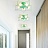 Минималистские потолочные люстры в форме звезды ASTERI Зеленый фото 12