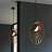 Светильник в стиле авангард с каркасом из металла и элементами из дерева MAGDALENA фото 4