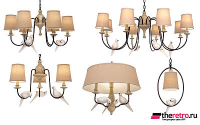 Norman Bird Chandelier фото 6