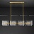 Серия рядных светильников с прямоугольными плафонами из рельефного стекла на прямых и ломаных рейках FABIOLA LONG фото 20