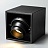 Накладной светодиодный светильник CAMERA 10W Черный 4000K фото 16
