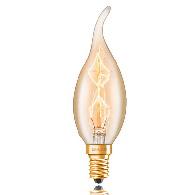 Candle bent tip 40W E14 фото 3