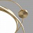 Потолочная люстра с кольцами из металла с светодиодным светом GERDIS фото 7