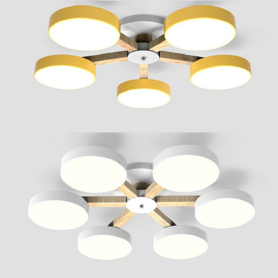 Потолочный светильник wooden wheels фото 6