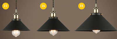 Loft Cone Pendant 26 см   фото 5