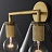 Бра RH Utilitaire Funnel Shade Double Sconce Черный фото 8