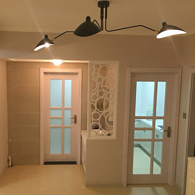 Serge Mouille 3 Arm Ceiling фото 9