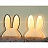 Настольный светильник ins Miffy Rabbit Белый фото 4