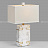 Настольная лампа Table lamp White gold фото 5