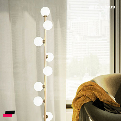 Торшер Bubble Stik Cold Floor Lamp фото 6