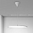 Серия подвесных светильников с дисковидной LED-панелью и световой окантовкой по контуру круглого плафона DANIKA 60 см  Белый фото 17