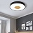 Светодиодный потолочный светильник CENTRUM 30 см  Черный фото 9
