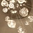 Каскадный светильник с плафонами из стеклянных слитков METEORA фото 10