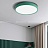 Светодиодные плоские потолочные светильники KIER 50 см  Зеленый фото 8