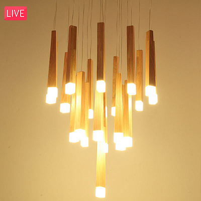Wooden Glowworm Round фото 9