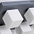 Серия потолочных люстр с матовыми стеклянными плафонами квадратной формы BOARD CUBE фото 11