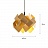 Дизайнерский подвесной светильник с имитацией древесной фактуры SEASONS 40 см  Бордовый (Гранатовый) фото 12